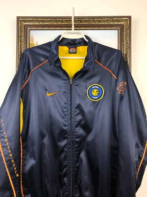 Vintage 90's Nike Internazionale Inter Football Jacket Soccer