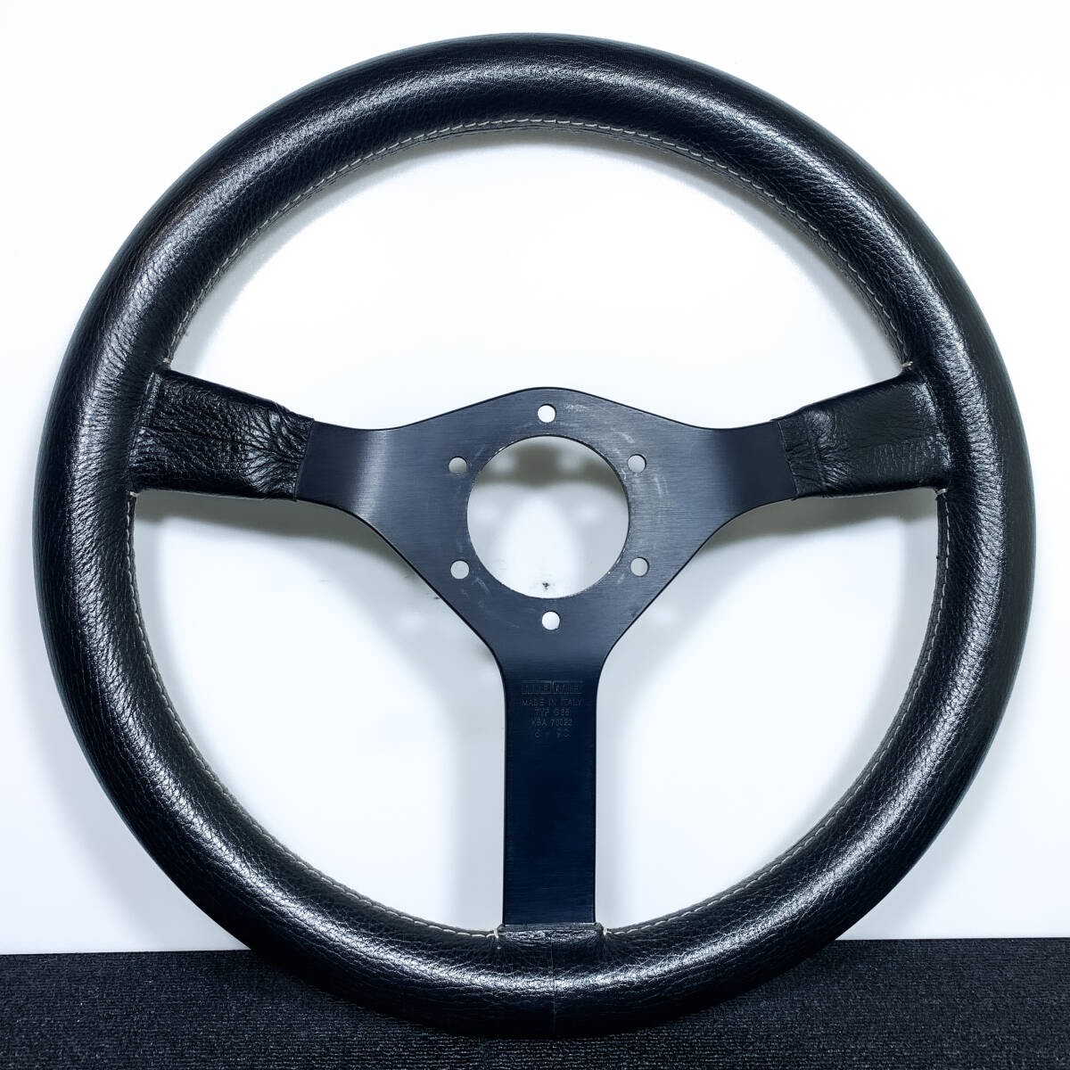 MOMO CAVALLINO Steering Wheel 345mm Vintage JDM 1990 Sparco 86 NA