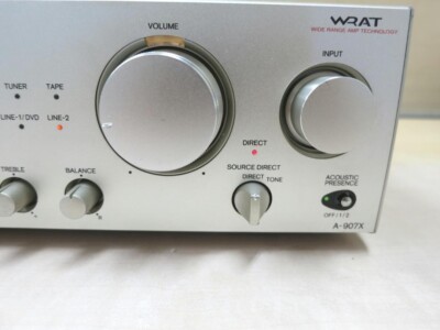 ONKYO A-907X Integrated Stereo Amplifier Transistor Silver from