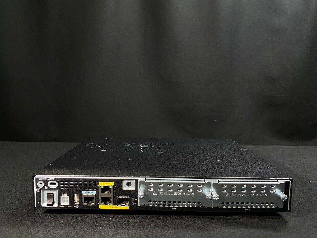Cisco ISR4221/K9 4221 Integrated Services Router - SAME DAY