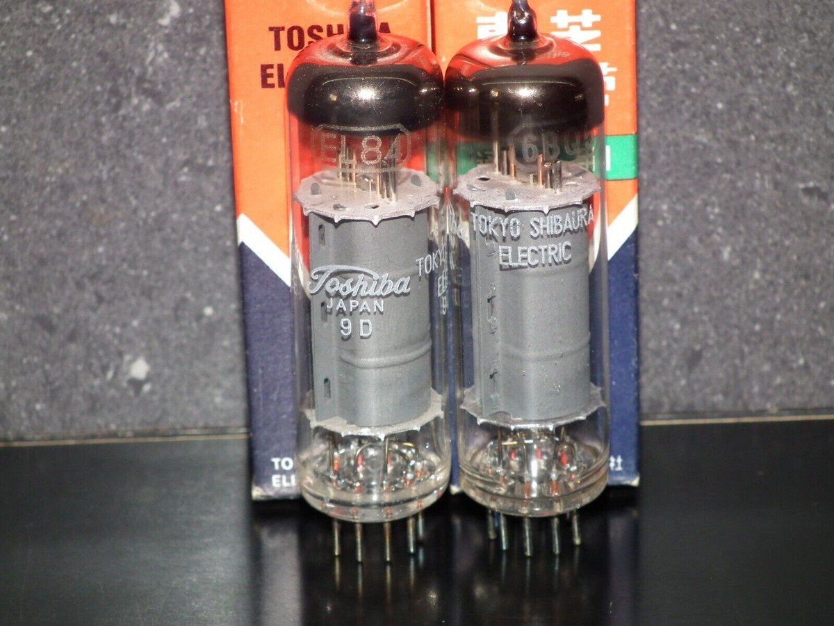 EL84 6BQ5 Toshiba Japan - NOS NIB - platinum matched pair | eBay