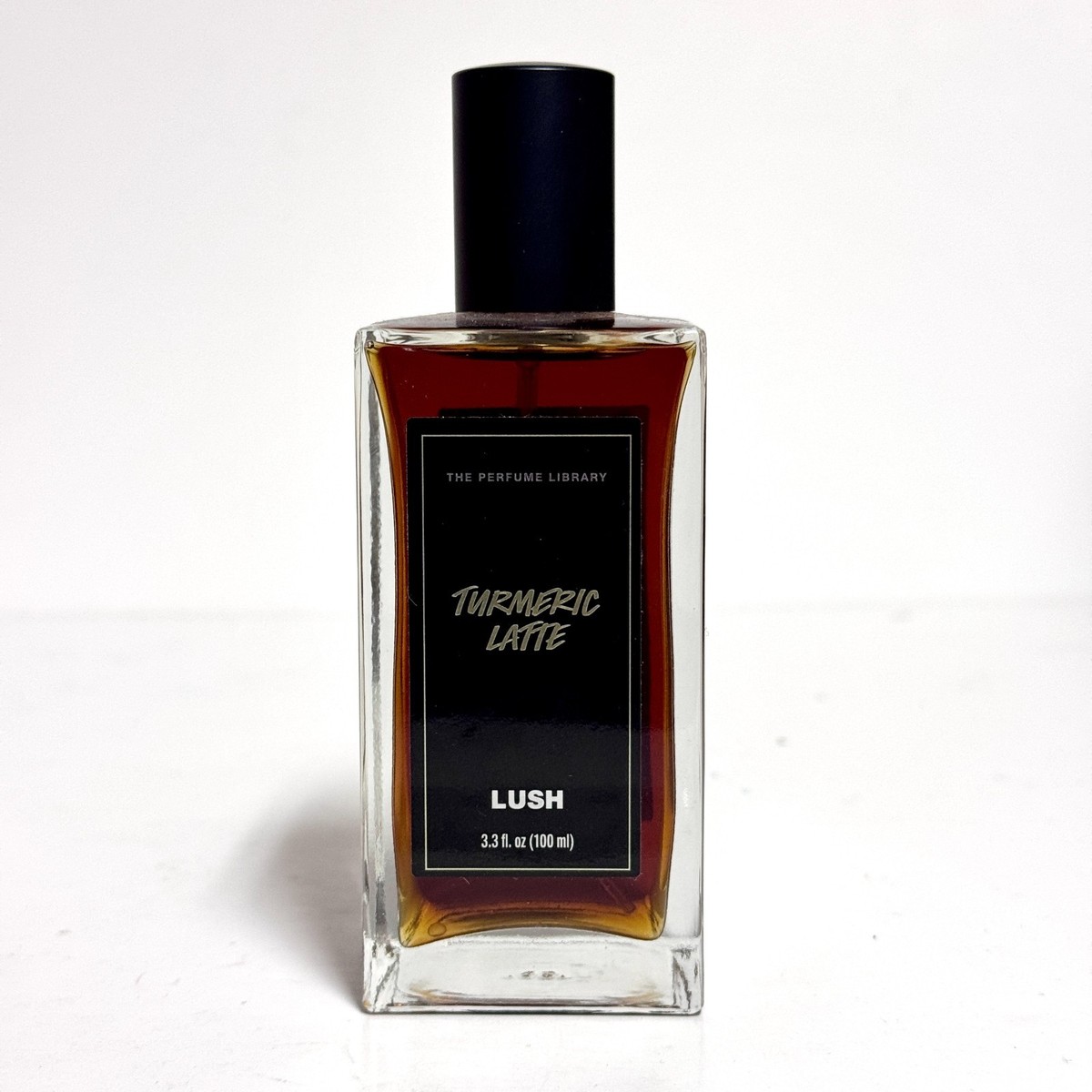 NIB LUSH Turmeric Latte Perfume Spray 3.3 fl oz Large Size Black