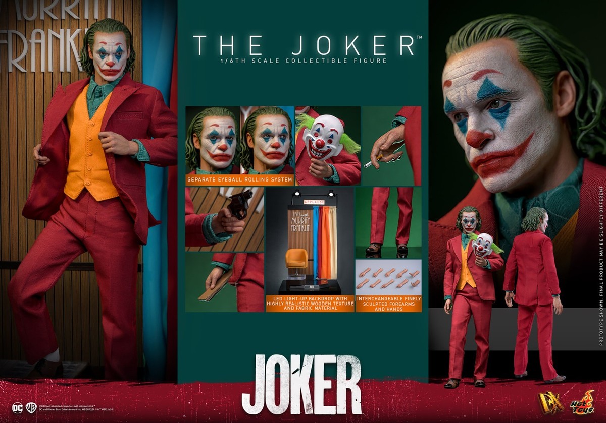Hot Toys The Joker DX42 Joaquin Phoenix 1:6 Scale Figure DC Comics