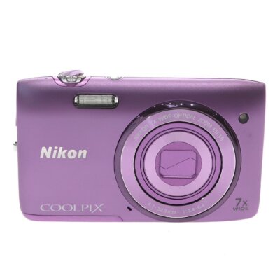 Nikon COOLPIX S3500 Purple 20.05 MP Digital Camera English