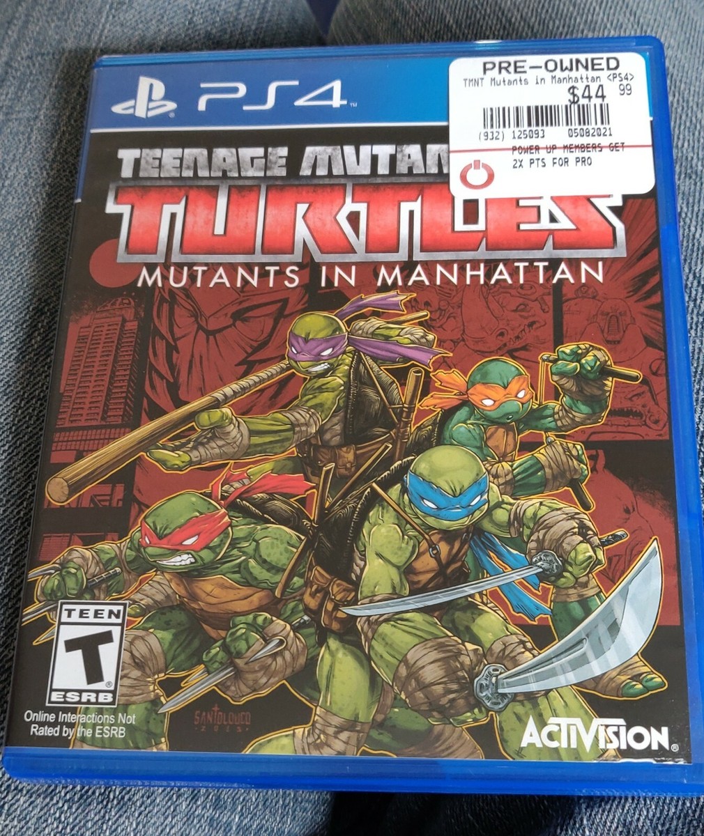 Teenage Mutant Ninja Turtles: Mutants in Manhattan PS4 CIB Amazing