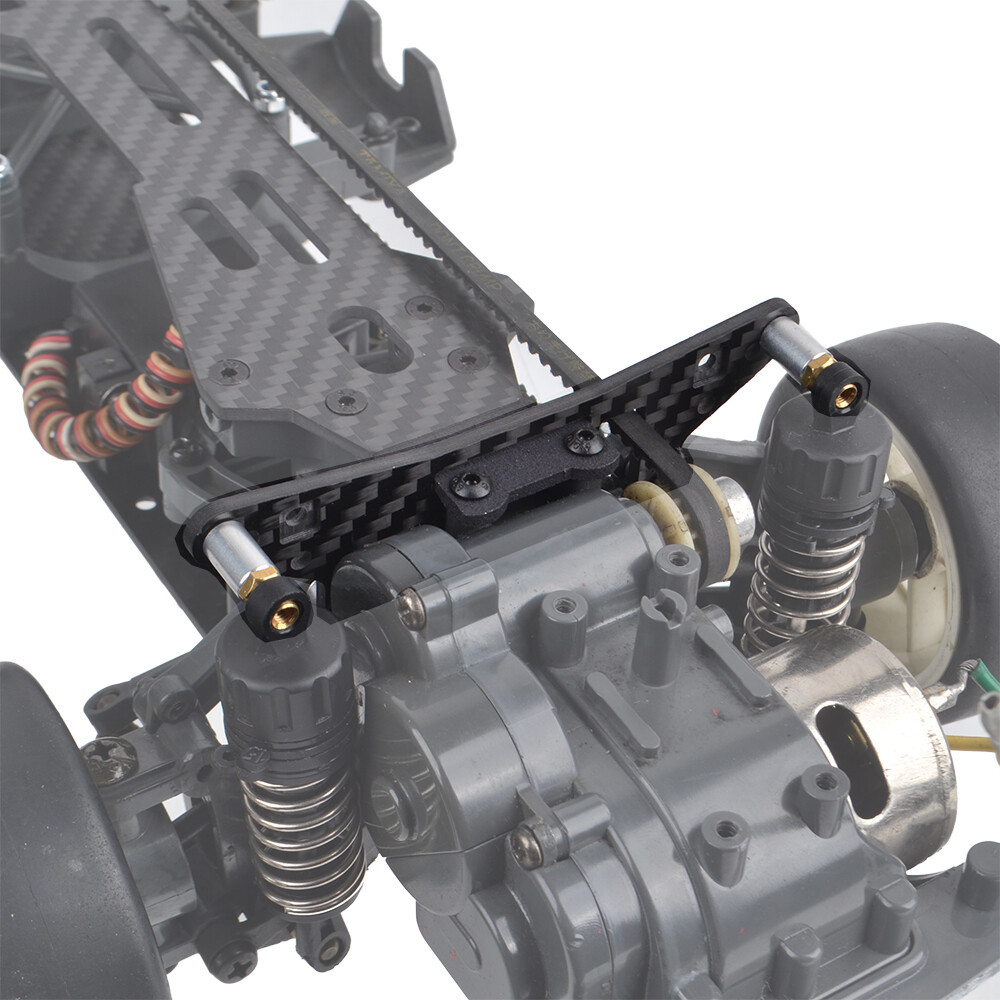 Carbon Front Rear Damper Stay/Shock Tower for Tamiya TA03 TA03F