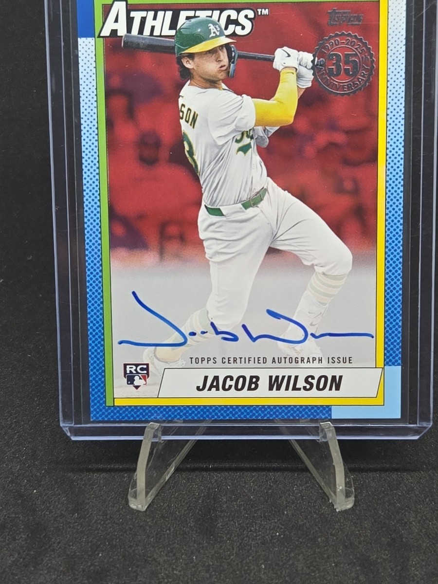 2025 Topps Series 1 JACOB WILSON RC Rookie AUTO /5 SSP 35th