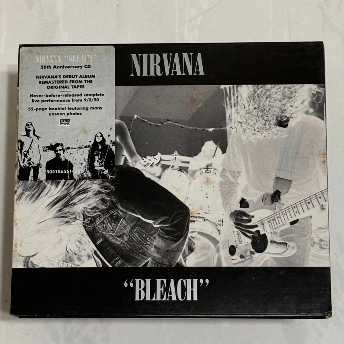Nirvana 2009 Bleach 20th Anniversary Edition Taiwan OBI CD Album w