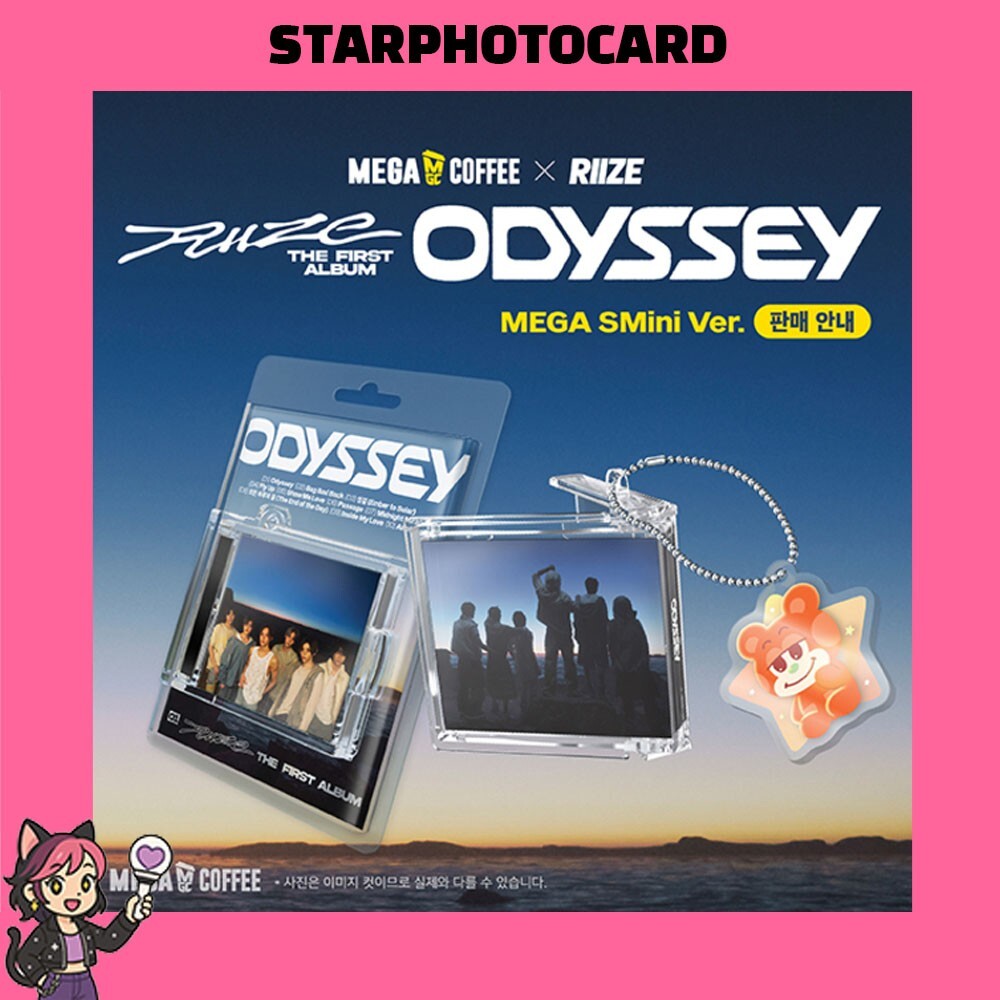 RIIZE - 1st Album ODYSSEY MEGA SMINI + MEGA COFFEE POB Official