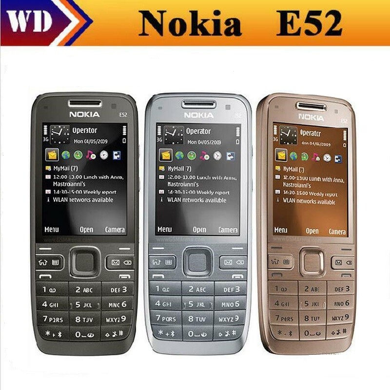 Original Nokia E52 3G Unlocked Mobile Phone 2.4
