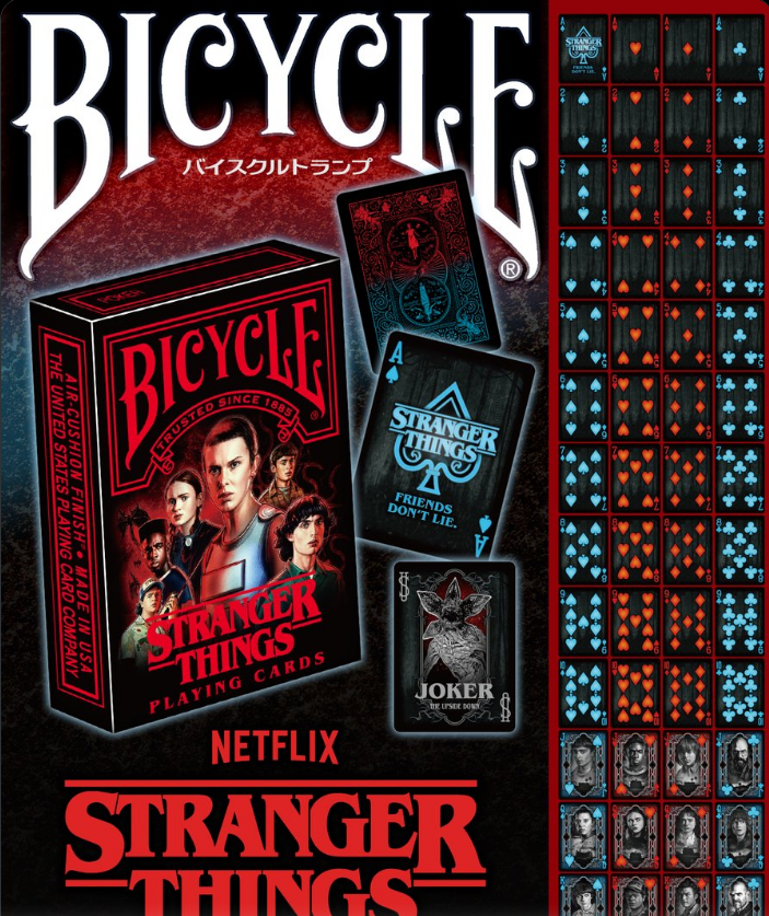 Bicycle Stranger Things Playing Cards Netflix Trump | eBay