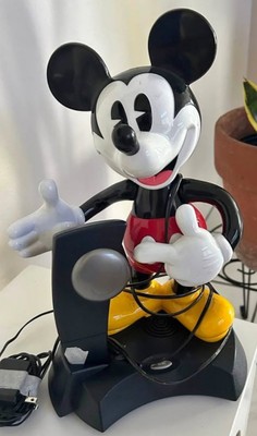 Vintage Disney Mickey Mouse Telephone Animated Talking Cordless