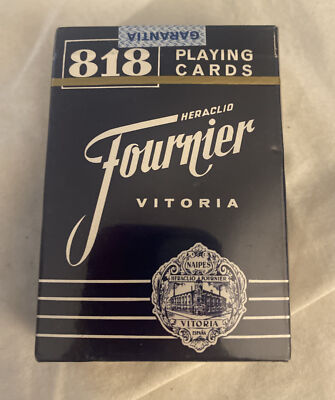 Vintage Heraclio Fournier Vitoria 818 Playing Cards Naipes FACTORY