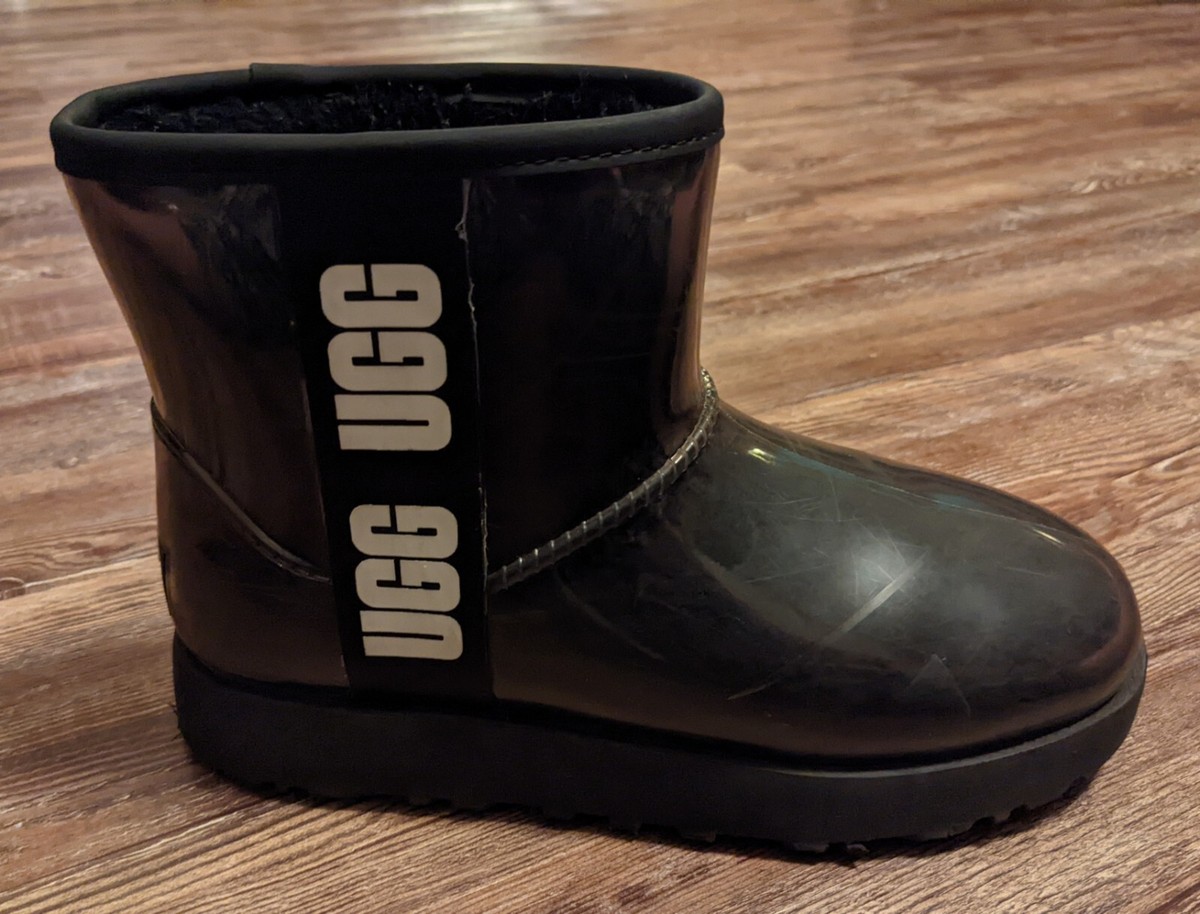 UGG Australia SN 1113190 womens black classic mini waterproof