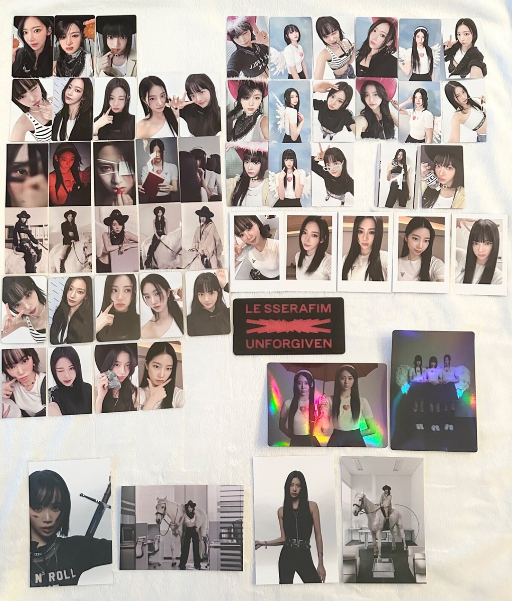 LE SSERAFIM] UNFORGIVEN / POB Lucky Draw Photocard Weverse