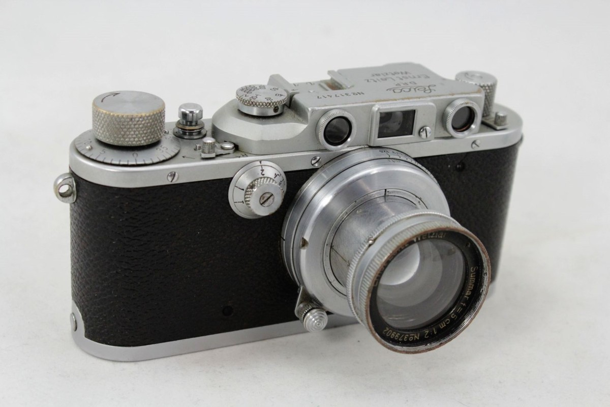 Leitz Leica III a DRP, vintage 35mm camera, lens Summar f=5cm 1:2