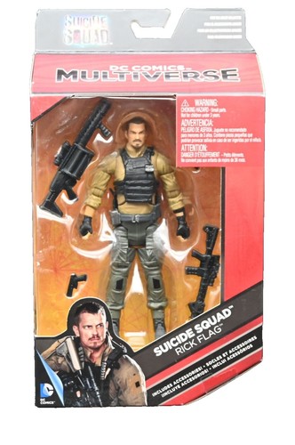 Suicide Squad Rick Flag DC Comics Multiverse 6 inch Figure New