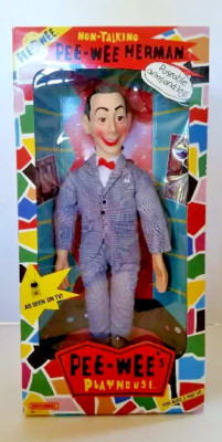 PEE WEE HERMAN Doll Non-Talking New In Box 1987 Ultra Rare