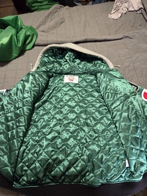Supreme x Champion Hooded Satin Varsity Jacket - Valley Green