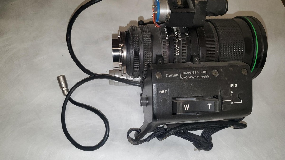 J15X9.5B4 krs 101671-000 canon broadcast zoom lens J15X9.5B4 1.8