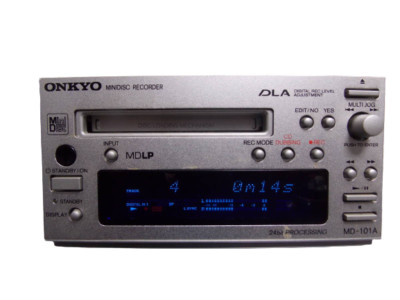 Onkyo MD-101A Minidisc Recorder Decks Home Audio Components Very