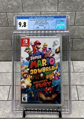 Super Mario 3D World + Bowser's Fury CGC U9.8 A++ Nintendo Switch