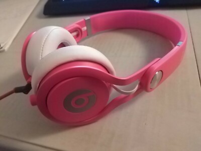 Beats MixR Professional Dj Headphones Pink White Discontinued | eBay