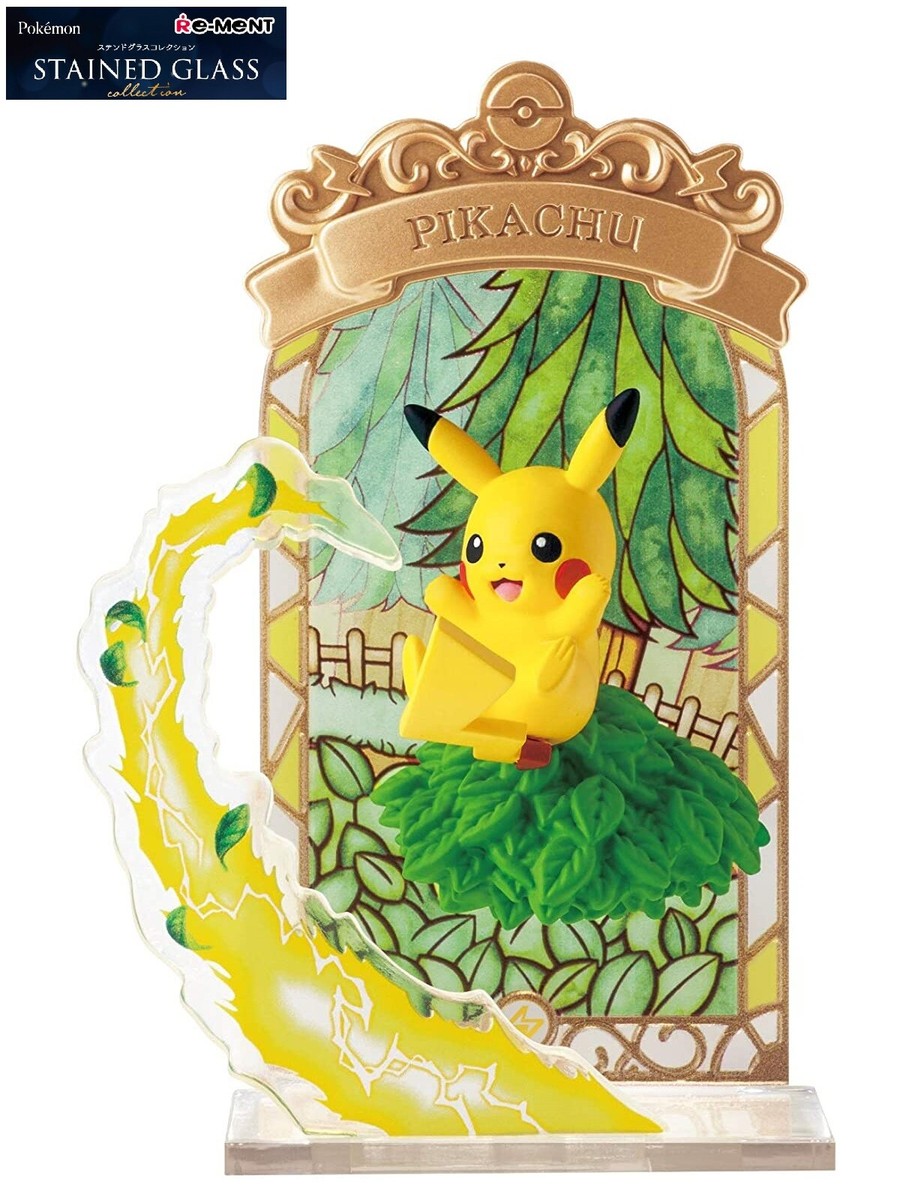 RE-MENT Pokemon Stained Glass Collection Mini Figure Toy #1