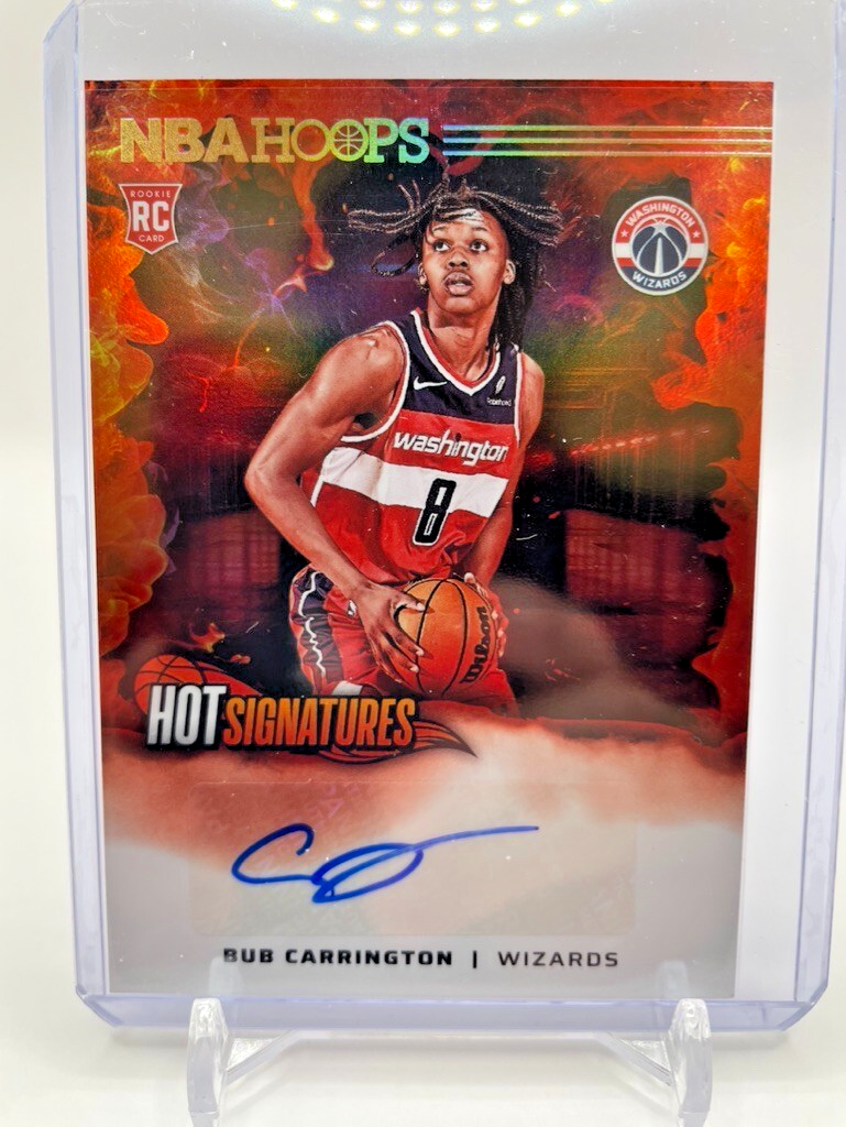 2024-25 Panini Nba Hoops Hot Signatures RC Bub Carrington #HSR-CAR