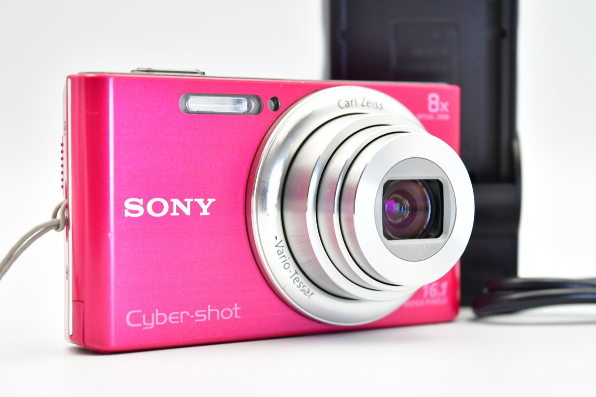 ⏯️[Excellent+5] Sony CyberShot DSC-W730 Pink 16.1MP Digital