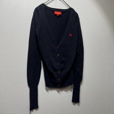 Vivienne Westwood Red Label Wool Knit Cardigan Orb Embroidery