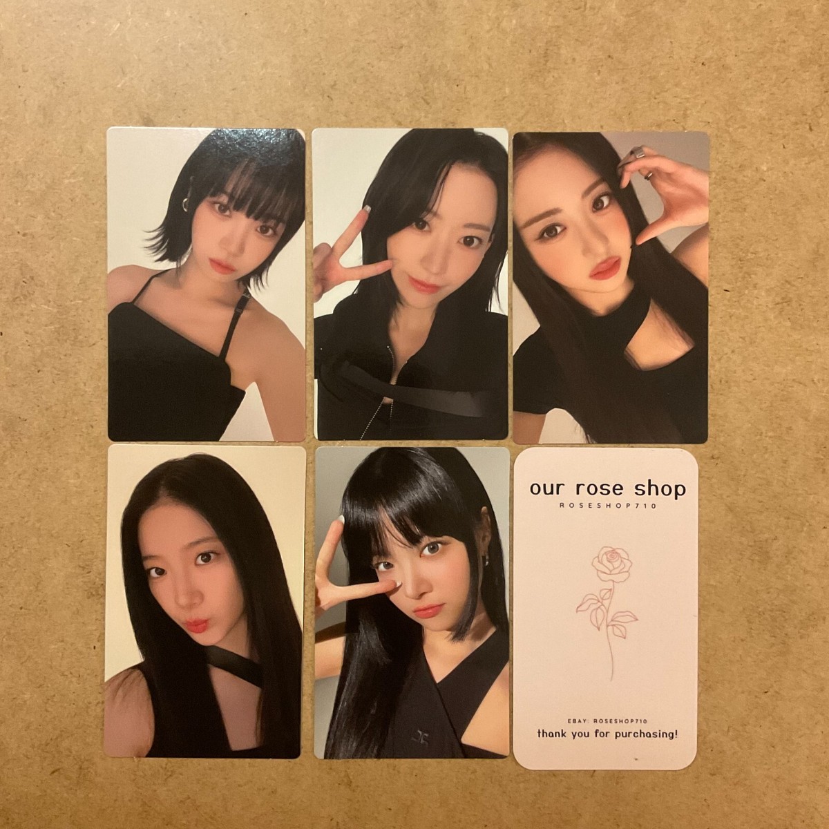 LE SSERAFIM Flame Rises 1st Concert Tour Official Mini Photocard