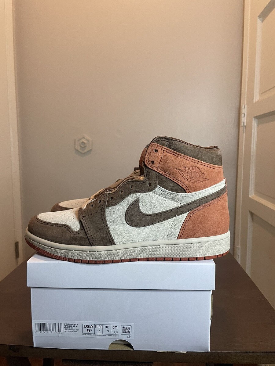Jordan 1 High Retro High OG SP Dusted Clay FQ2941-200 Size 9.5W