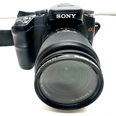 Sony Alpha A100 10.2MP Digital SLR Camera Body w/ 18-70mm Lens