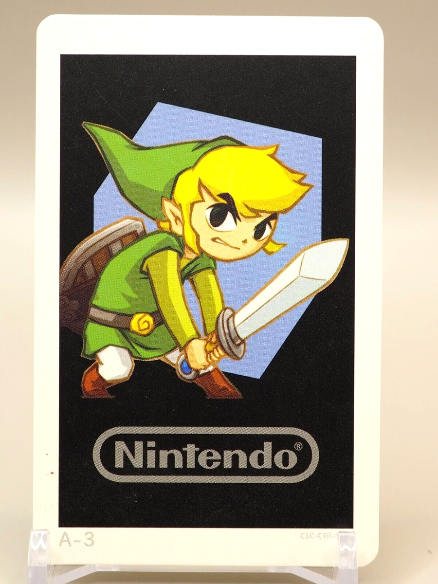 Link The Legend of Zelda Nintendo 3DS AR Card A-3 From Japan H926