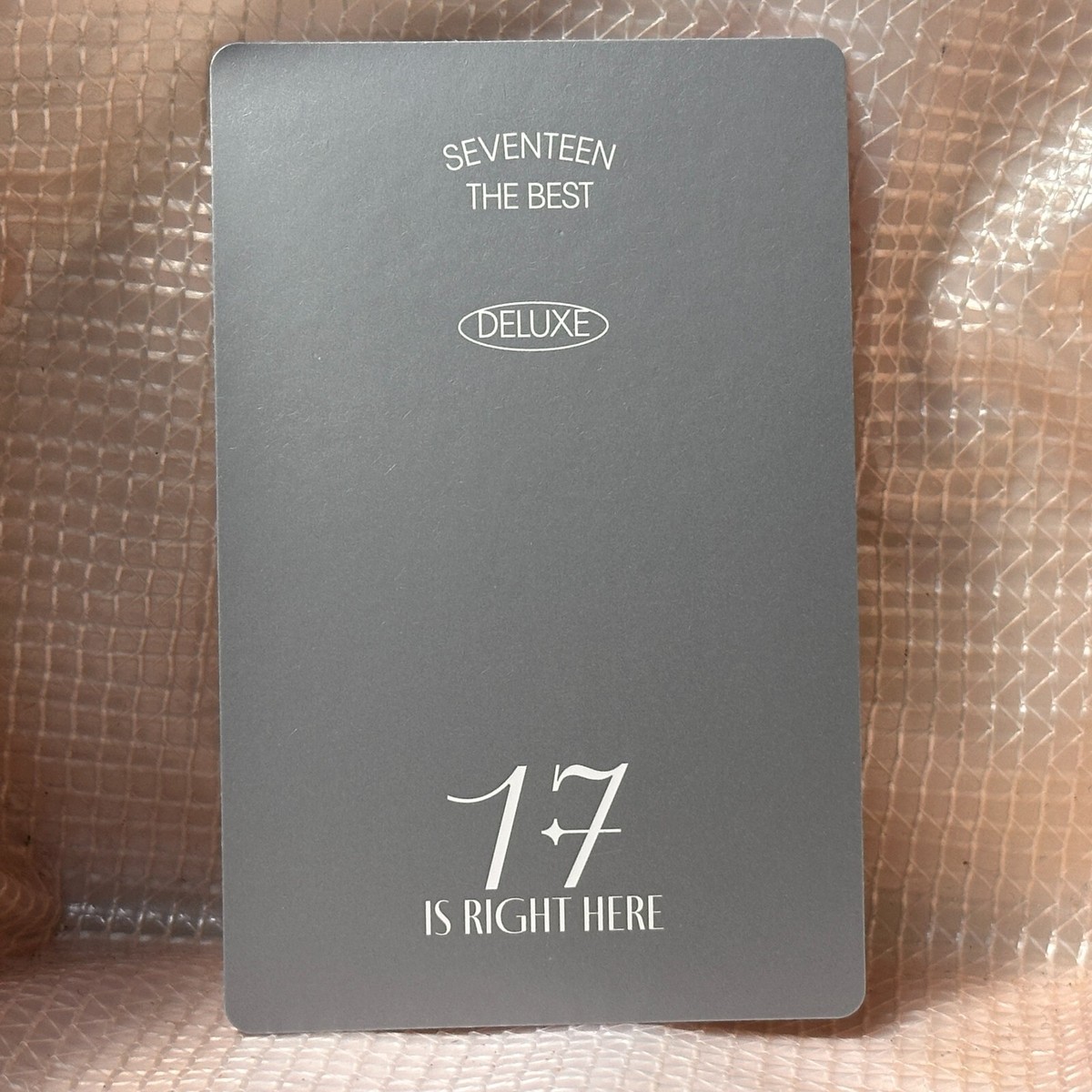 Vernon Official Photocard Seventeen The Best 17 Is Right Here