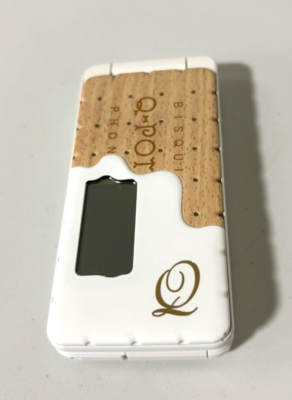 docomo Q-POT SH-04C white milk Japanese Flip Phone Limited Galakei