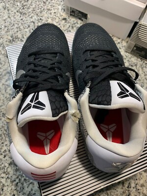 Nike Kobe 11 XI Elite Low Last Emperor Black White Grey 822675-105