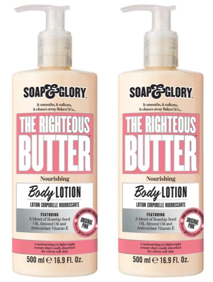 2x Soap & Glory The Righteous Butter Nourishing Body Lotion skin