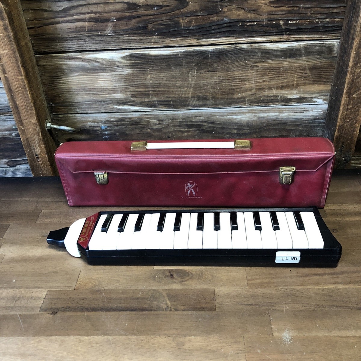 Vintage Red Hohner Melodica Piano 27 With Case | eBay