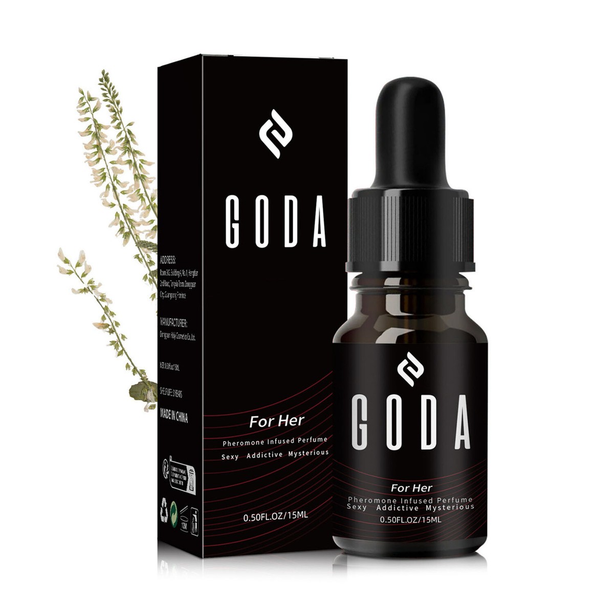 GODA For Her Pheromone Perfume For Women,Long-Lasting with Rose