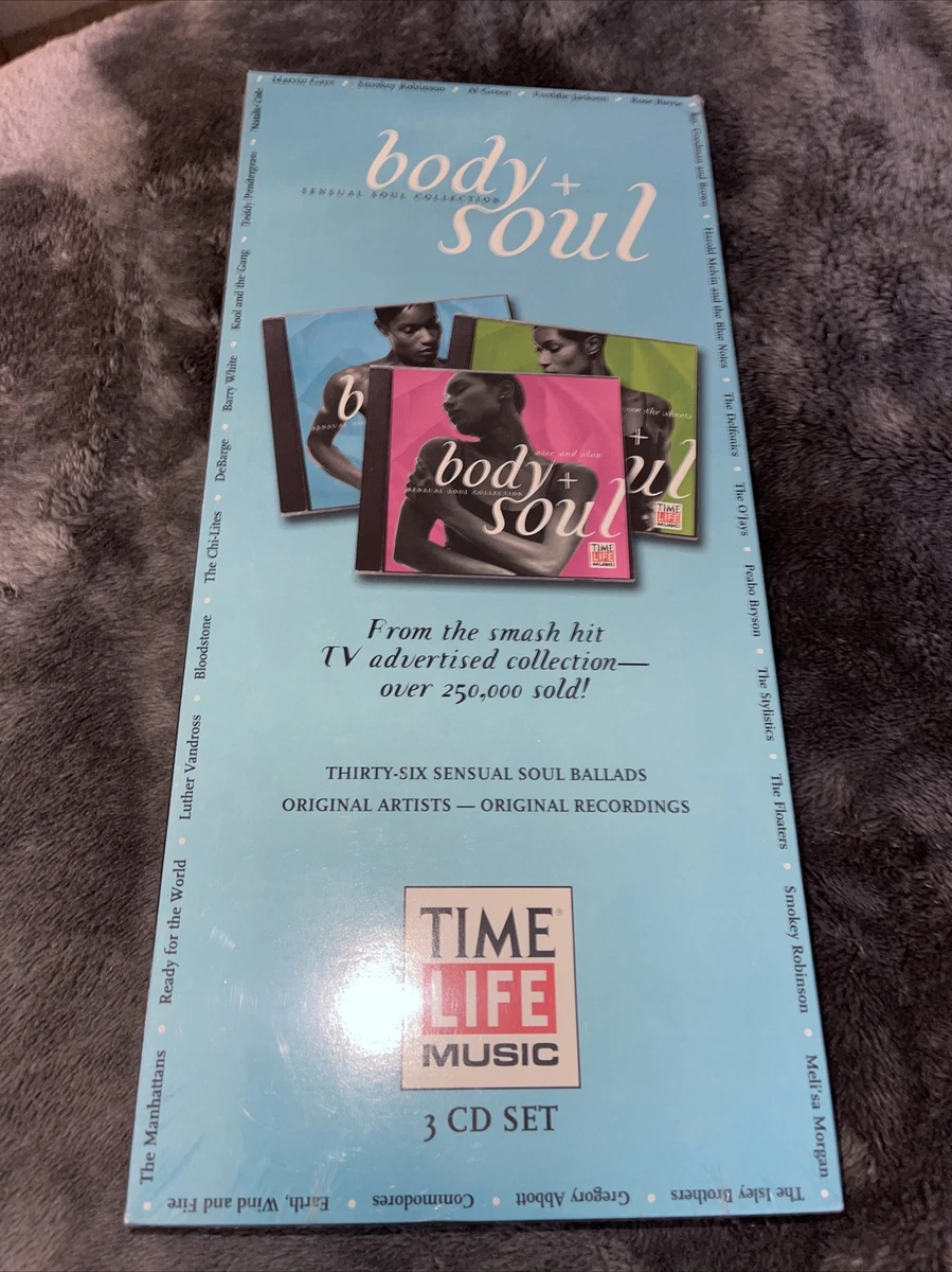 TIME LIFE 3 CD SET Body + Soul Sensual Soul Collection 36 Ballards