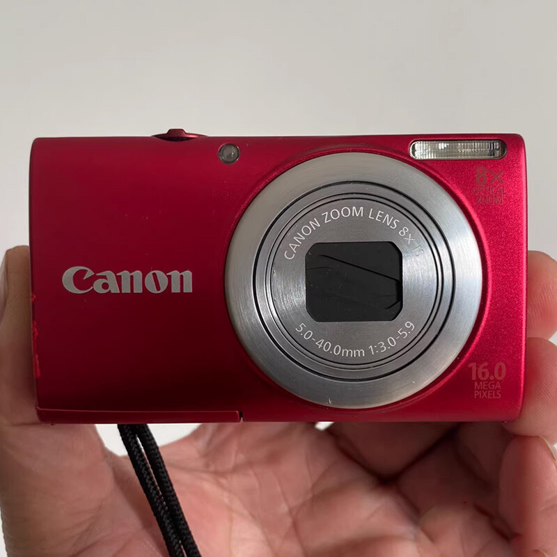 Canon PowerShot A4000 IS 16.0MP 8x zoom Digital Camera Pink/Silver