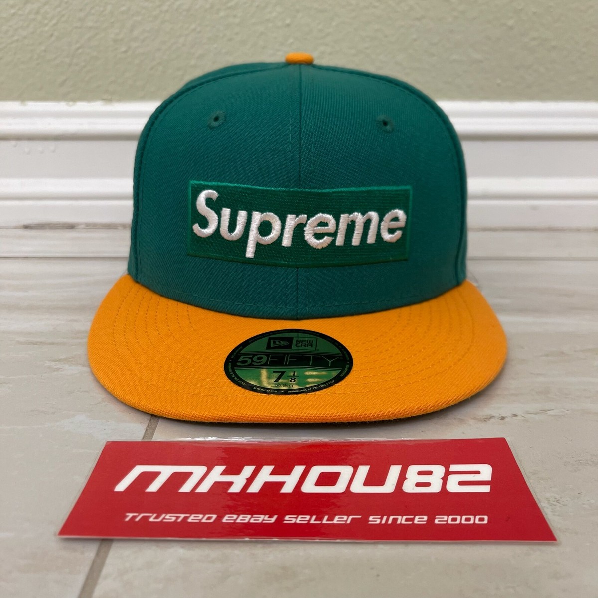 Supreme Spring Training Box Logo New Era Cap Hat Oakland A's SS22