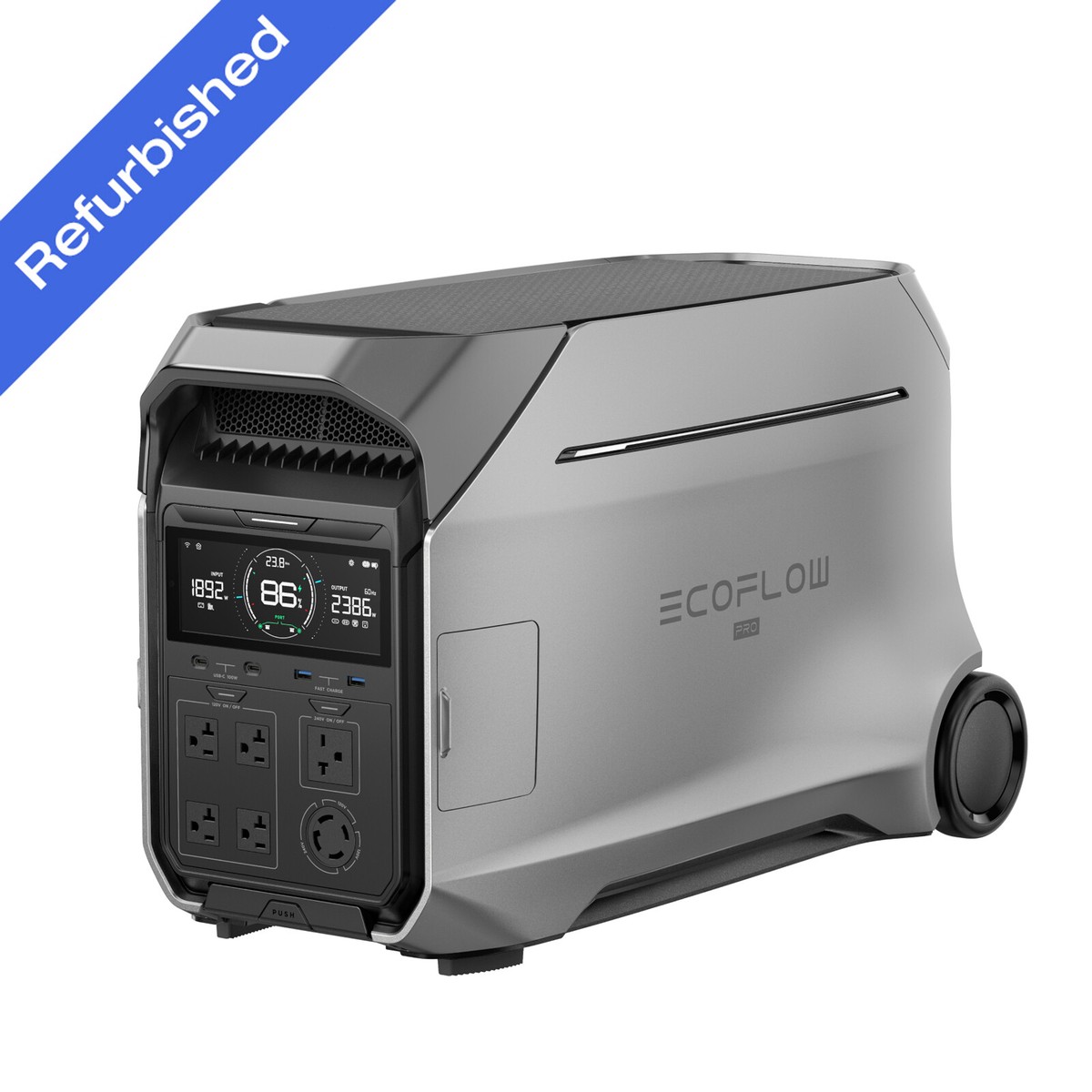 EcoFlow DELTA Pro 3 4000Wh LFP Portable Power Station Certified