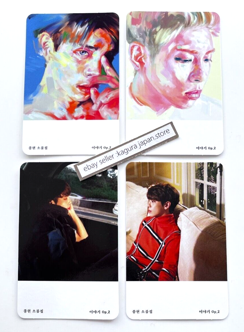 SHINee Jonghyun Story Op.2 Op2 Photocard ×4 Complete Set | eBay