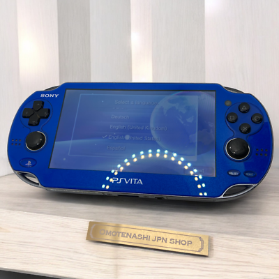 PS Vita Sapphire Blue PCH 1000 ZA04 Console only PSV Fat