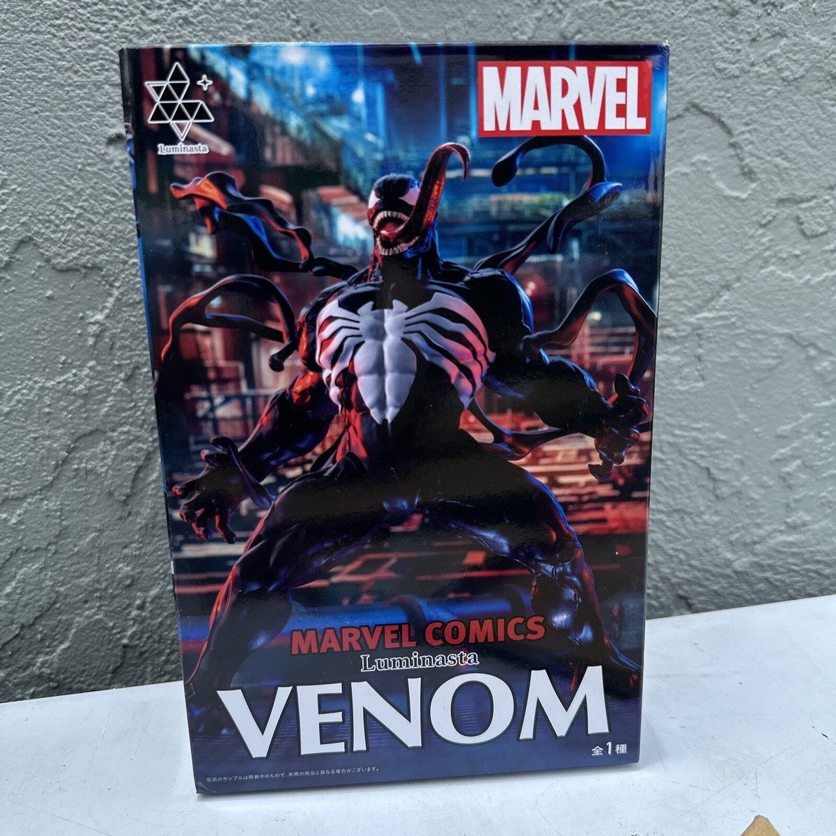 MARVEL COMICS Venom Figure Luminasta Sega New big statue amazing