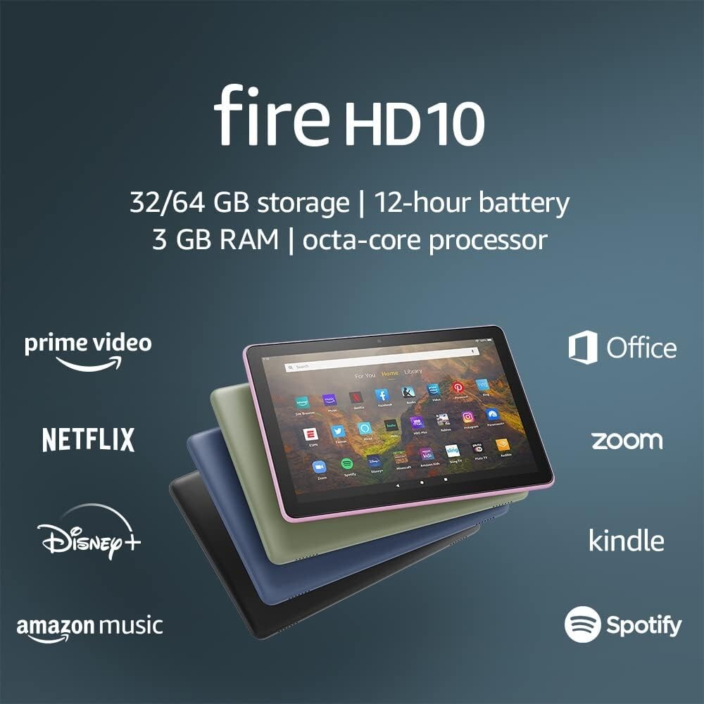Amazon Fire HD 10 11th Gen 32GB, Wi-Fi, 10.1