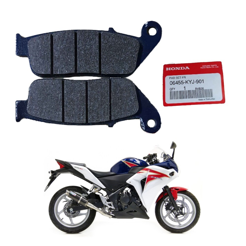 GENUINE 2011-2013 Honda CBR 250 R Front Brake Pads | 06455KYJ901
